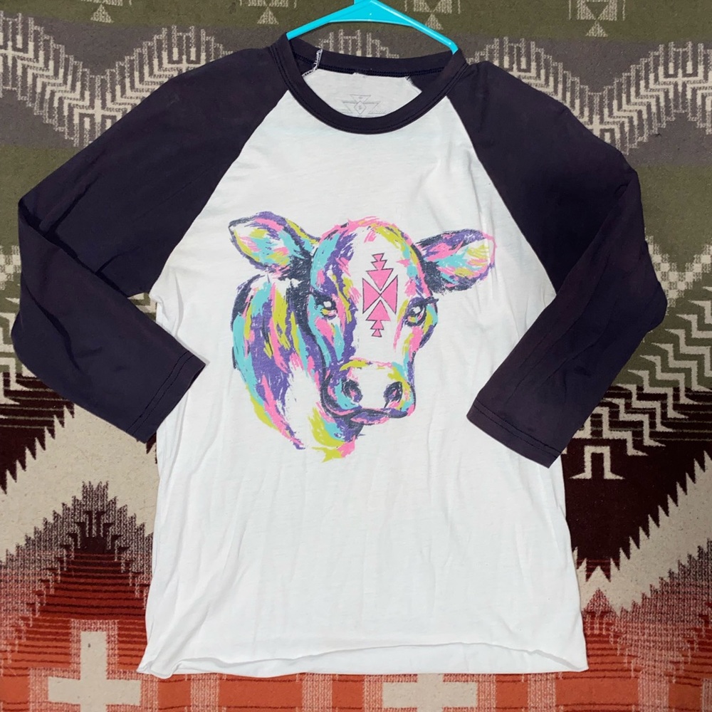 Crazy Train Cow shirt